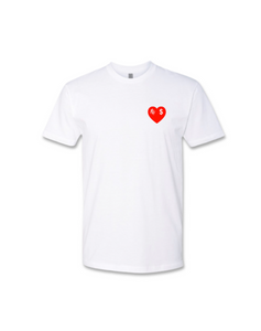 MONEY HEARTS WHITE TEE