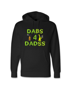 DABS 4 DADSS BLACK HOODIE (GRAFFITI)