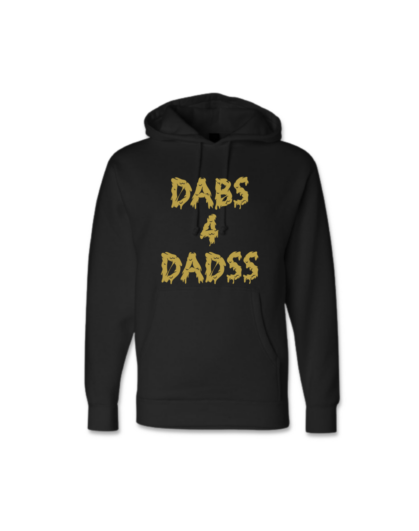 DABS 4 DADSS BLACK HOODIE (GOLD)