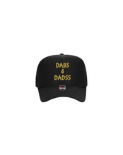 Load image into Gallery viewer, DABS 4 DADSS BLACK TRUCKER HAT (GOLD)
